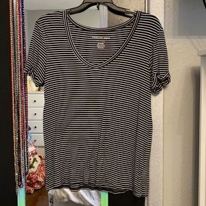 Black & white striped shirt